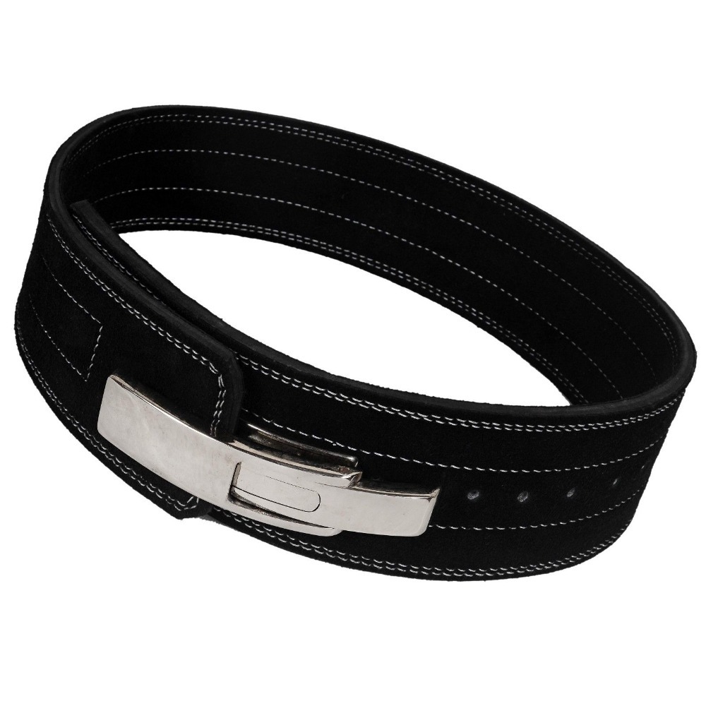 Lever buckle power belts